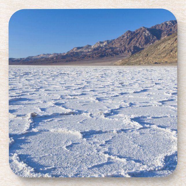 USA, CA, Death Valley NP, Salt Formations at Drink Coaster (Front)