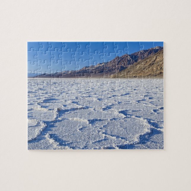 USA, CA, Death Valley NP, Salt Formations at Jigsaw Puzzle (Horizontal)