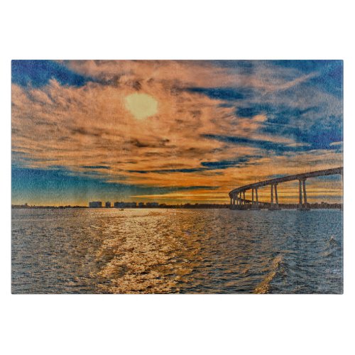 USA CA San Diego_Coronado Bay Bridge Cutting Board