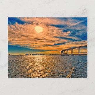 USA, CA, San Diego-Coronado Bay Bridge Postcard