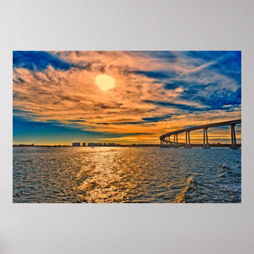 USA CA San Diego_Coronado Bay Bridge Poster