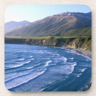 USA, California, Big Sur, bay along Highway 1. Beverage Coaster