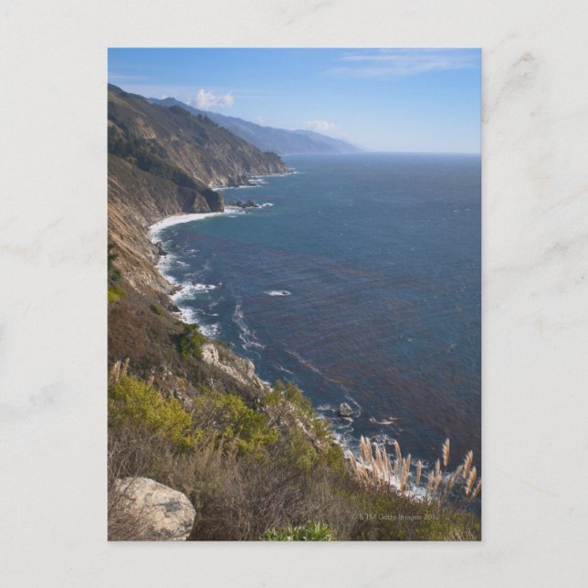 USA, California, Big Sur, Rugged coastline Postcard (Front)