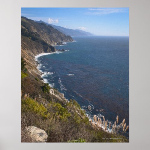 USA California Big Sur Rugged coastline Poster