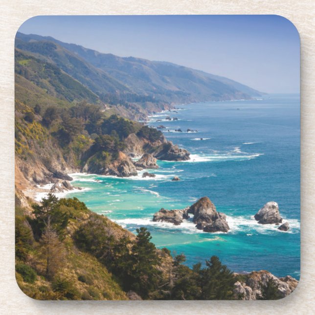USA, California. California Coast, Big Sur Beverage Coaster (Front)