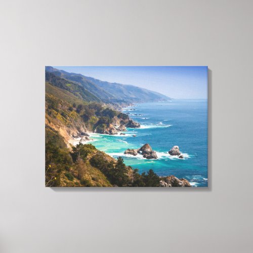 USA California California Coast Big Sur Canvas Print
