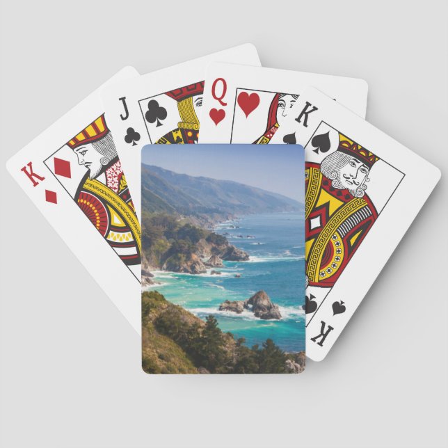 USA, California. California Coast, Big Sur Poker Cards (Back)
