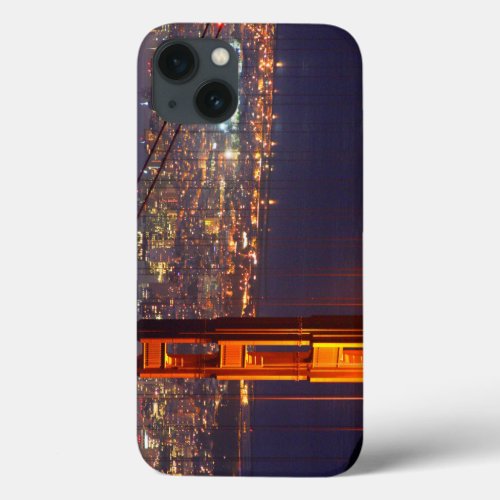 USA California Golden Gate Bridge At Night iPhone 13 Case