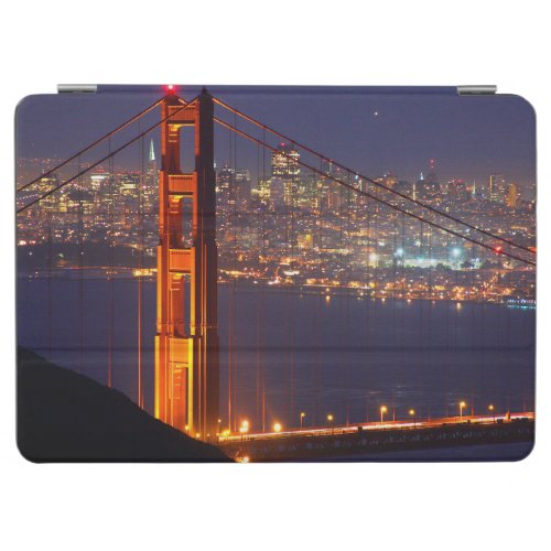 USA California Golden Gate Bridge At Night iPad Air Cover