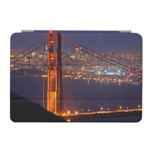 USA California Golden Gate Bridge At Night iPad Mini Cover