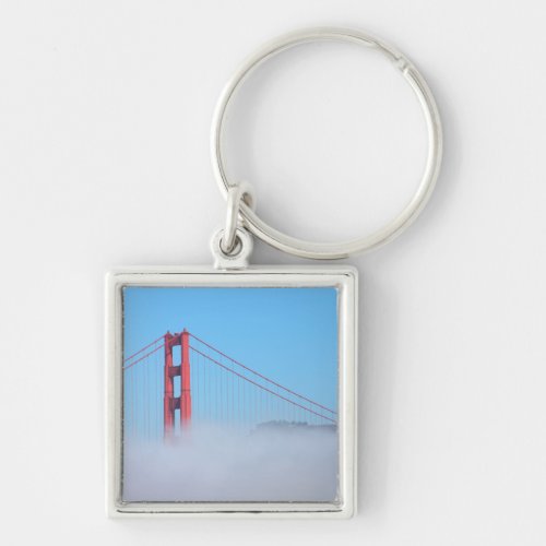 USA California Golden Gate Bridge In Morning Keychain