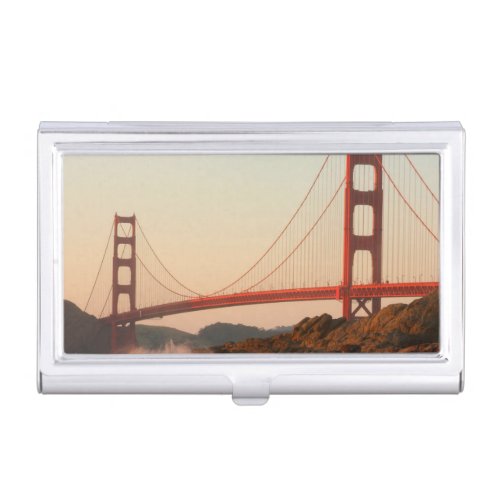 USA California Golden Gate Bridge View Business Card Holder