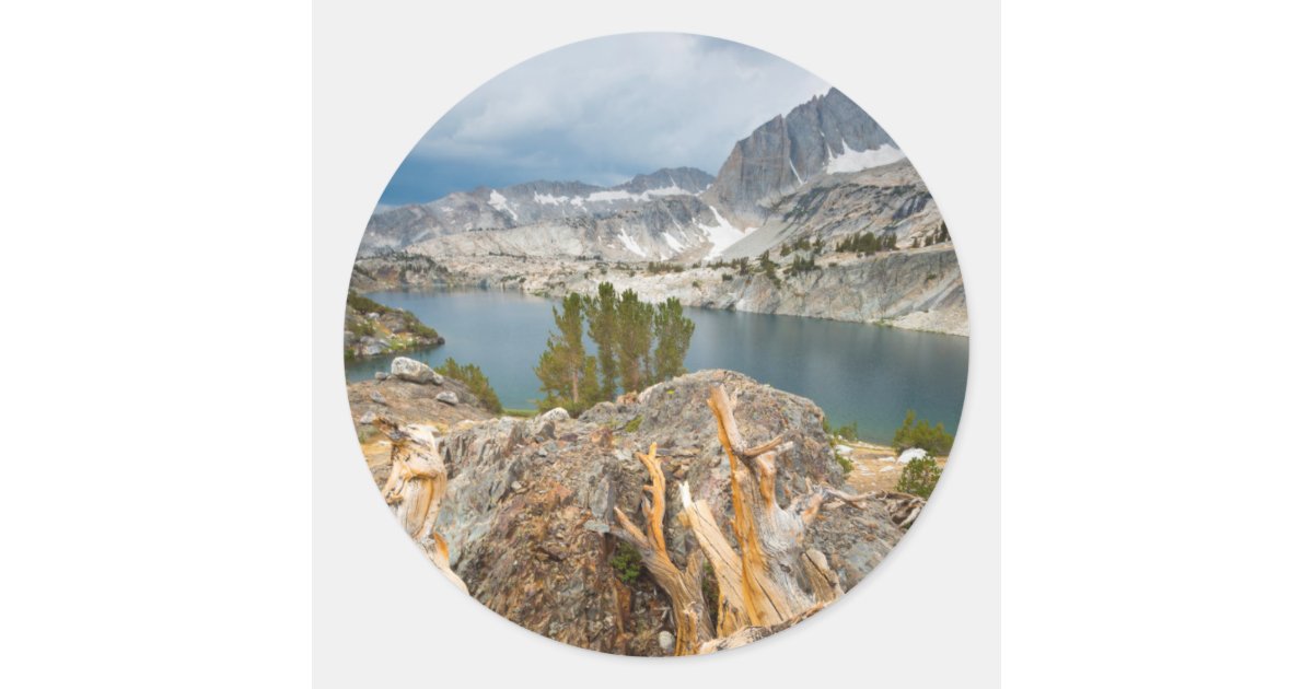 USA, California, Inyo National Forest. Classic Round Sticker | Zazzle