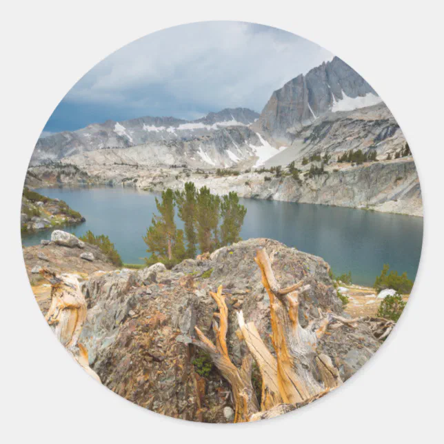 USA, California, Inyo National Forest. Classic Round Sticker | Zazzle