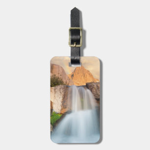 USA, California, Inyo National Forest. Waterfall Luggage Tag