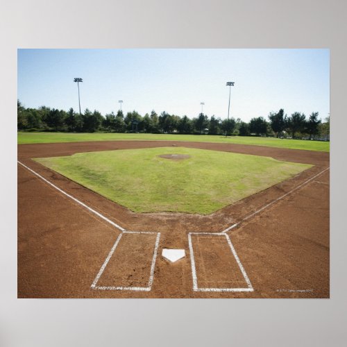 USA California Ladera Ranch baseball diamond Poster