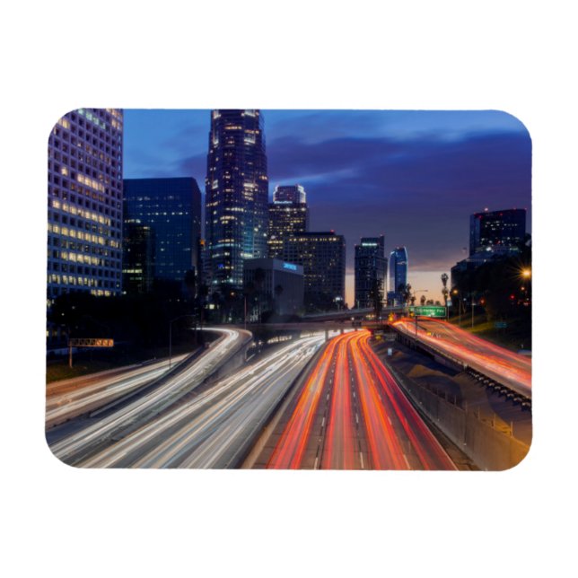 USA, California, Los Angeles, 110 Freeway Magnet (Horizontal)