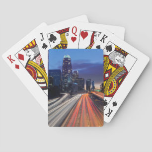 USA, California, Los Angeles, 110 Freeway Poker Cards