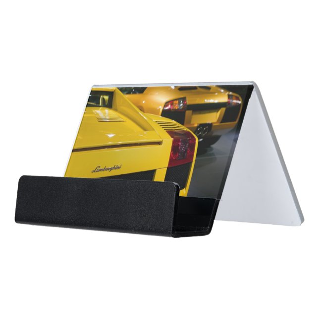 USA, California, Los Angeles: Los Angeles Auto 2 Desk Business Card Holder (Angled Front)
