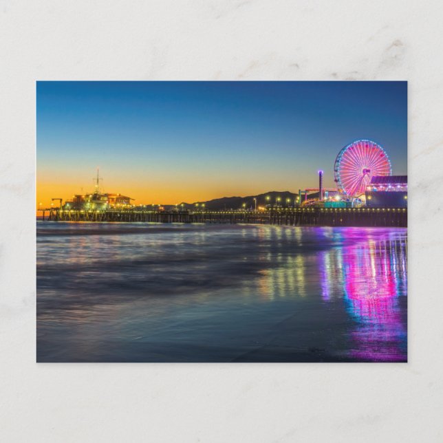 USA, California, Los Angeles, Santa Monica Pier Postcard (Front)