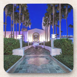 USA, California, Los Angeles, Union Station Beverage Coaster
