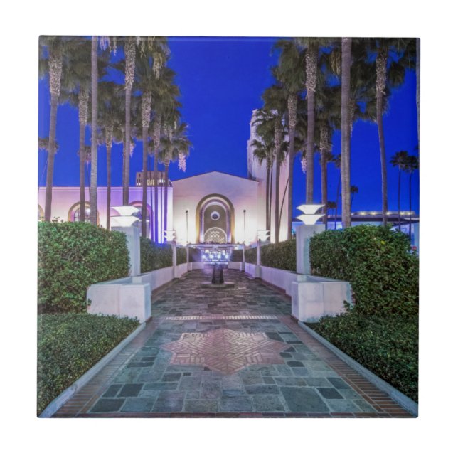 USA, California, Los Angeles, Union Station Ceramic Tile (Front)