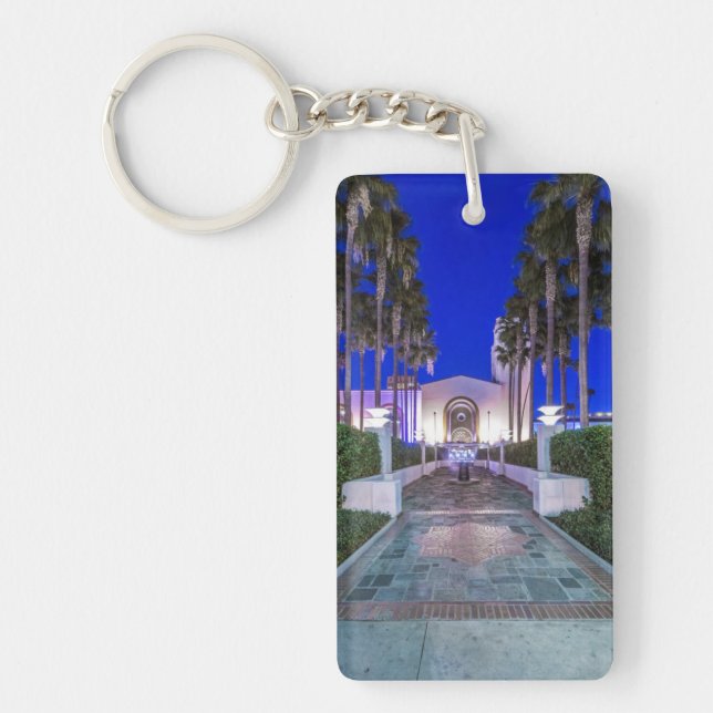 USA, California, Los Angeles, Union Station Keychain (Front)