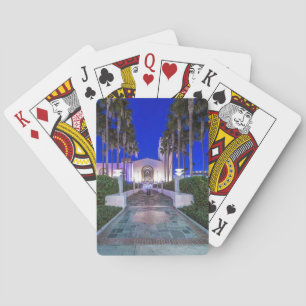USA, California, Los Angeles, Union Station Poker Cards