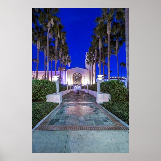 USA, California, Los Angeles, Union Station Poster (Front)