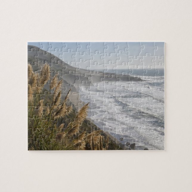 USA, California, Mendocino Coast Jigsaw Puzzle (Horizontal)