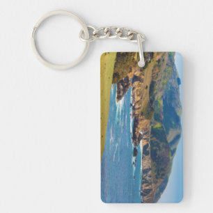 USA, California. Panorama Of Big Sur With Bixby Keychain