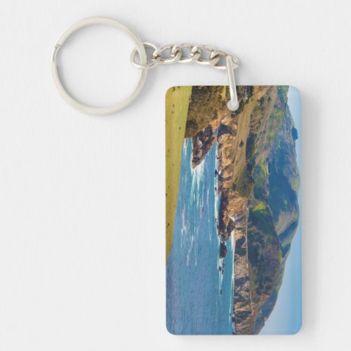USA California Panorama Of Big Sur With Bixby Keychain