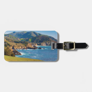 USA, California. Panorama Of Big Sur With Bixby Luggage Tag