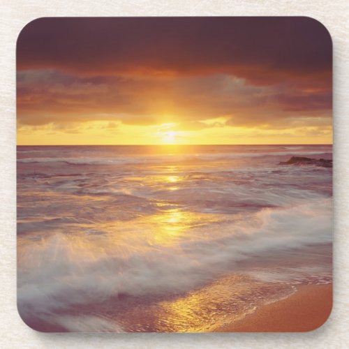 USA California San Diego Sunset Cliffs beach Beverage Coaster