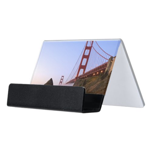USA California San Francisco Golden Gate 3 Desk Business Card Holder