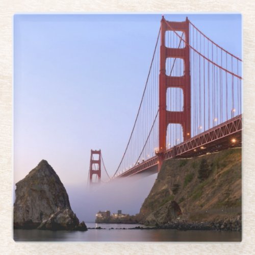 USA California San Francisco Golden Gate 3 Glass Coaster