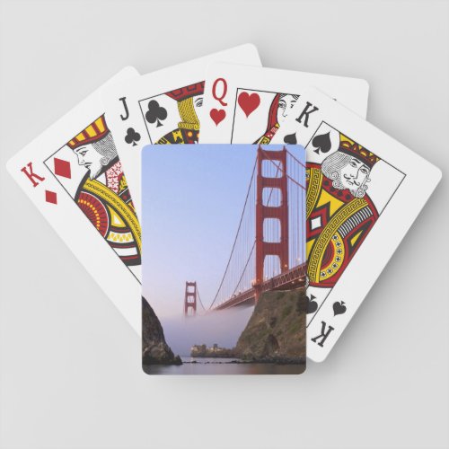 USA California San Francisco Golden Gate 3 Poker Cards
