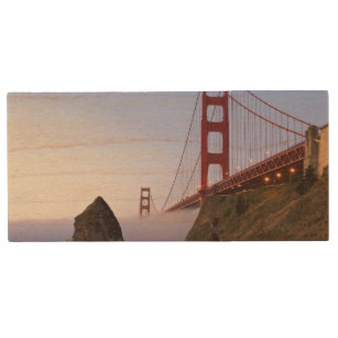 USA, California, San Francisco. Golden Gate 3 Wood Flash Drive
