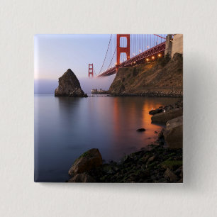 USA, California, San Francisco. Golden Gate Pinback Button
