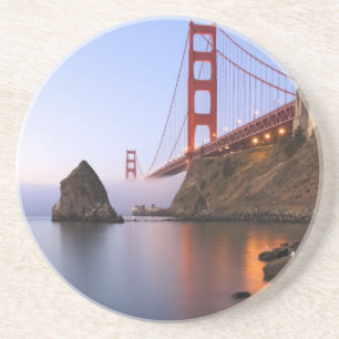 USA, California, San Francisco. Golden Gate Sandstone Coaster