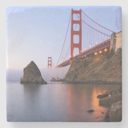 USA California San Francisco Golden Gate Stone Coaster