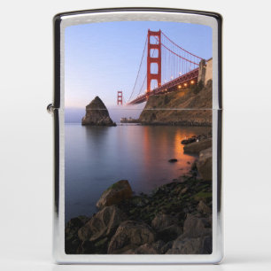 USA, California, San Francisco. Golden Gate Zippo Lighter