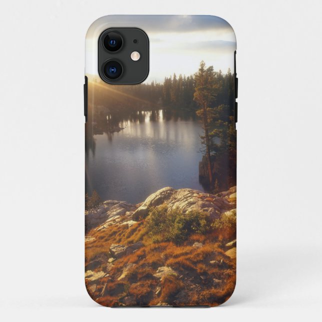 USA, California, Sierra Nevada Mountains. Sunset Case-Mate iPhone Case (Back)