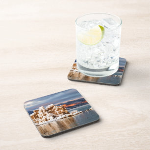 USA, California, Sunrise at Mono Lake Drink Coaster