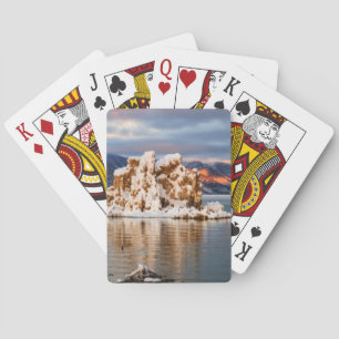 USA, California, Sunrise at Mono Lake Poker Cards