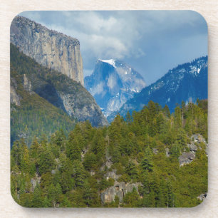 USA, California. View Of Half Dome In Yosemite Drink Coaster