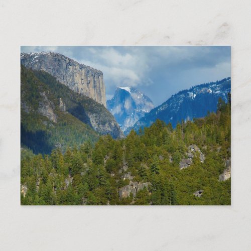 USA California View Of Half Dome In Yosemite Postcard