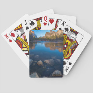 USA, California. Yosemite Valley View 2 Poker Cards