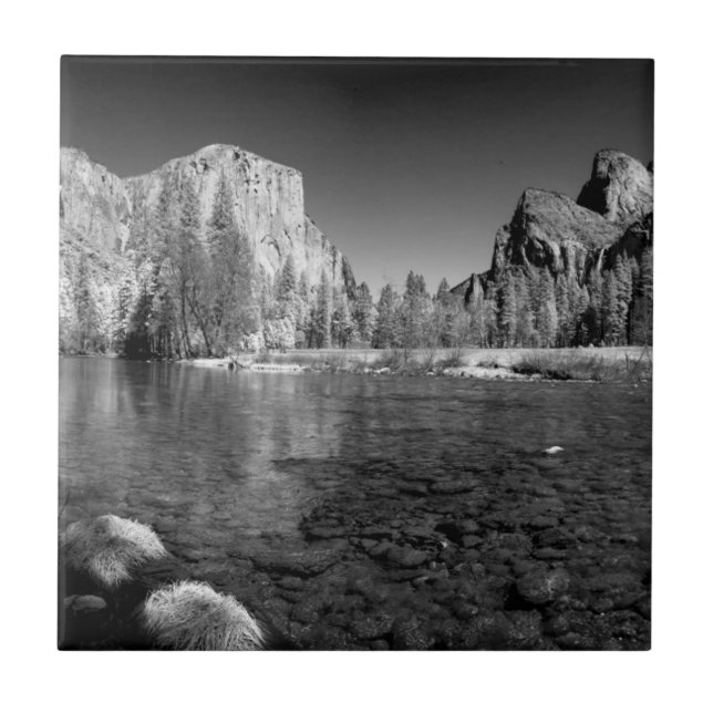 USA, California. Yosemite Valley View Tile (Front)