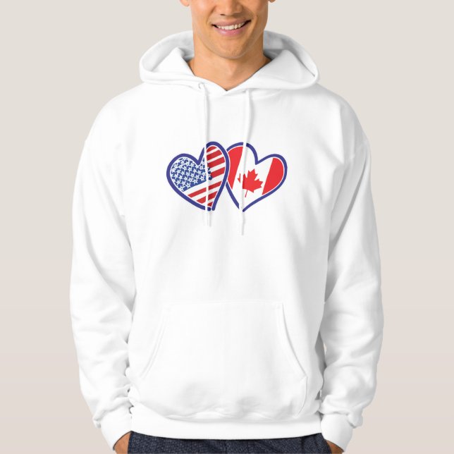 USA Canada Hoodie (Front)